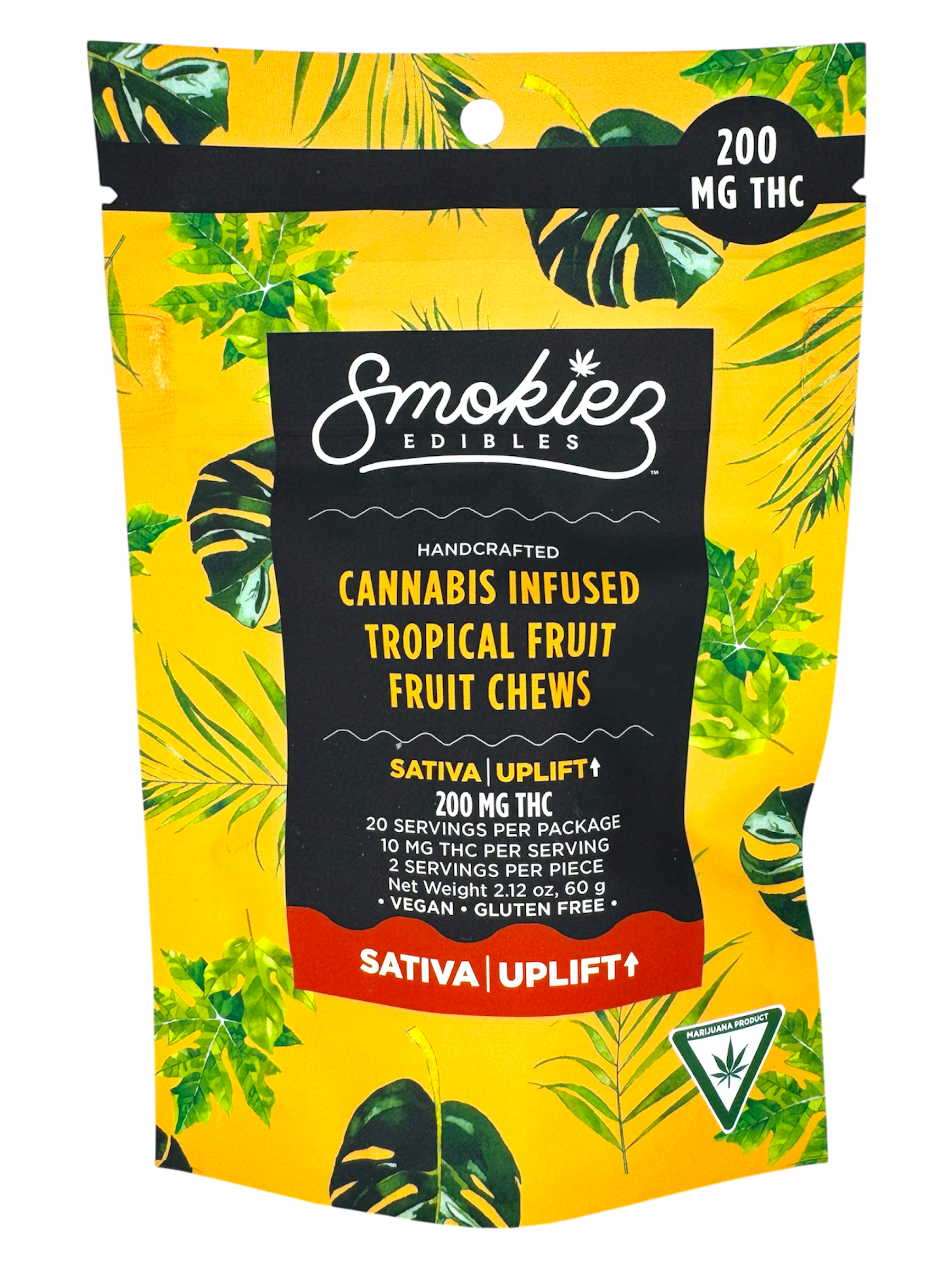 Photograph of product: 200mg Sweet Tropical Fruit Oui'd Gummies