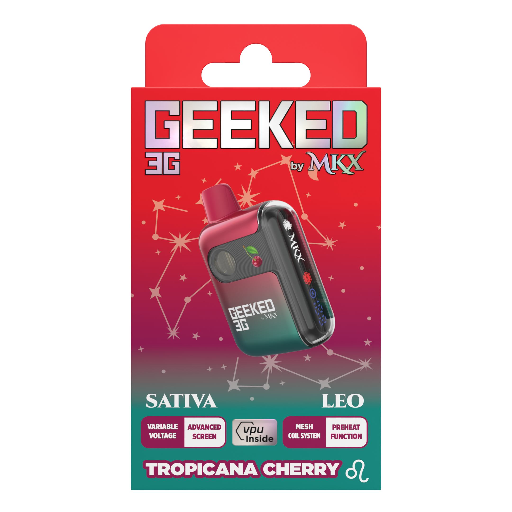 Photograph of product: Geeked - Tropicana Cherry Disposable 3g