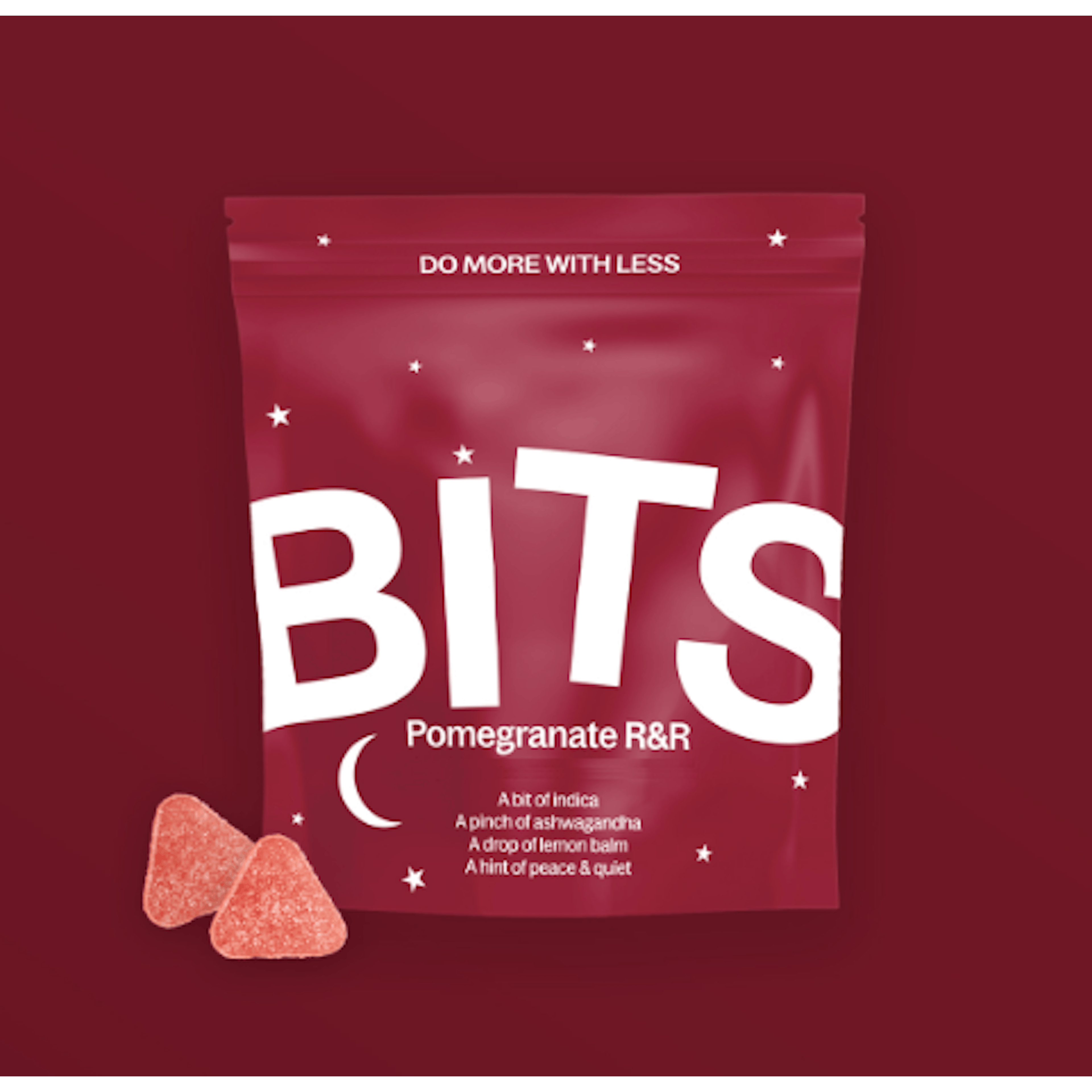 Photograph of product: Pomegranate R&R | Soft Lozenges [20pk x 5mg]