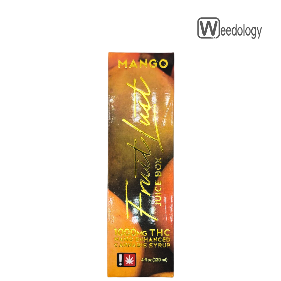 Photograph of product: Fruit Lust 4oz MANGO Oui'd Syrup