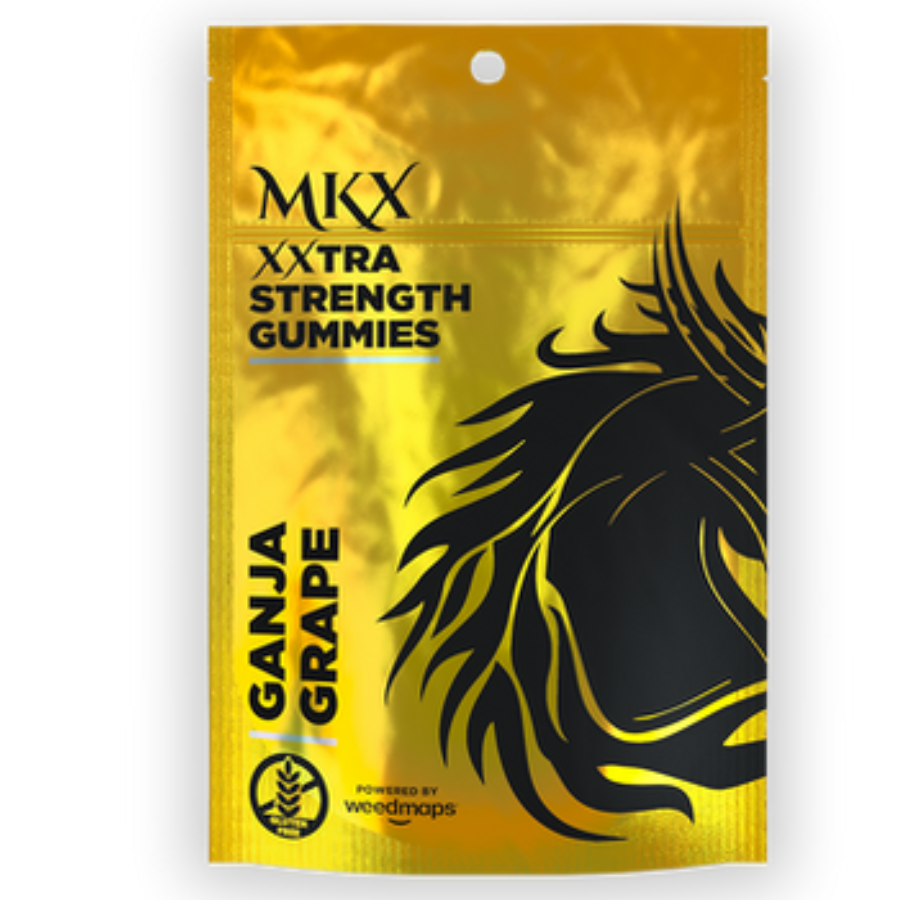 Photograph of product: MKX - 200mg Gummies - Ganja Grape