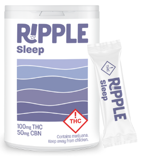 Photograph of product: Ripple - Distillate Powder - CBN:CBD 2:1:1 Sleep - 100mg