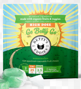 Photograph of product: Betty's Eddies | Go Betty Go Watermelon | 1pk/50mg