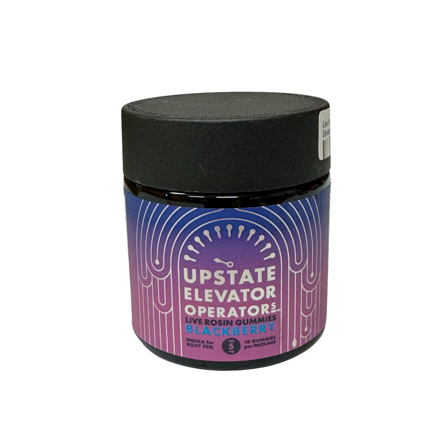 Photograph of product: Live Rosin Blackberry Gummies I 50 mg I Upstate Elevator Operators