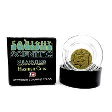 Photograph of Product: Hashish Coin 2g Garlic Cookies (Squishy Scientific)