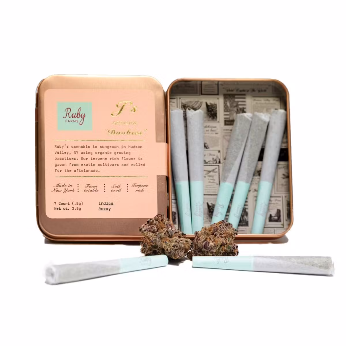 Photograph of product: Ruby Farms | Rozay "Doobies" (7) Pre-rolls