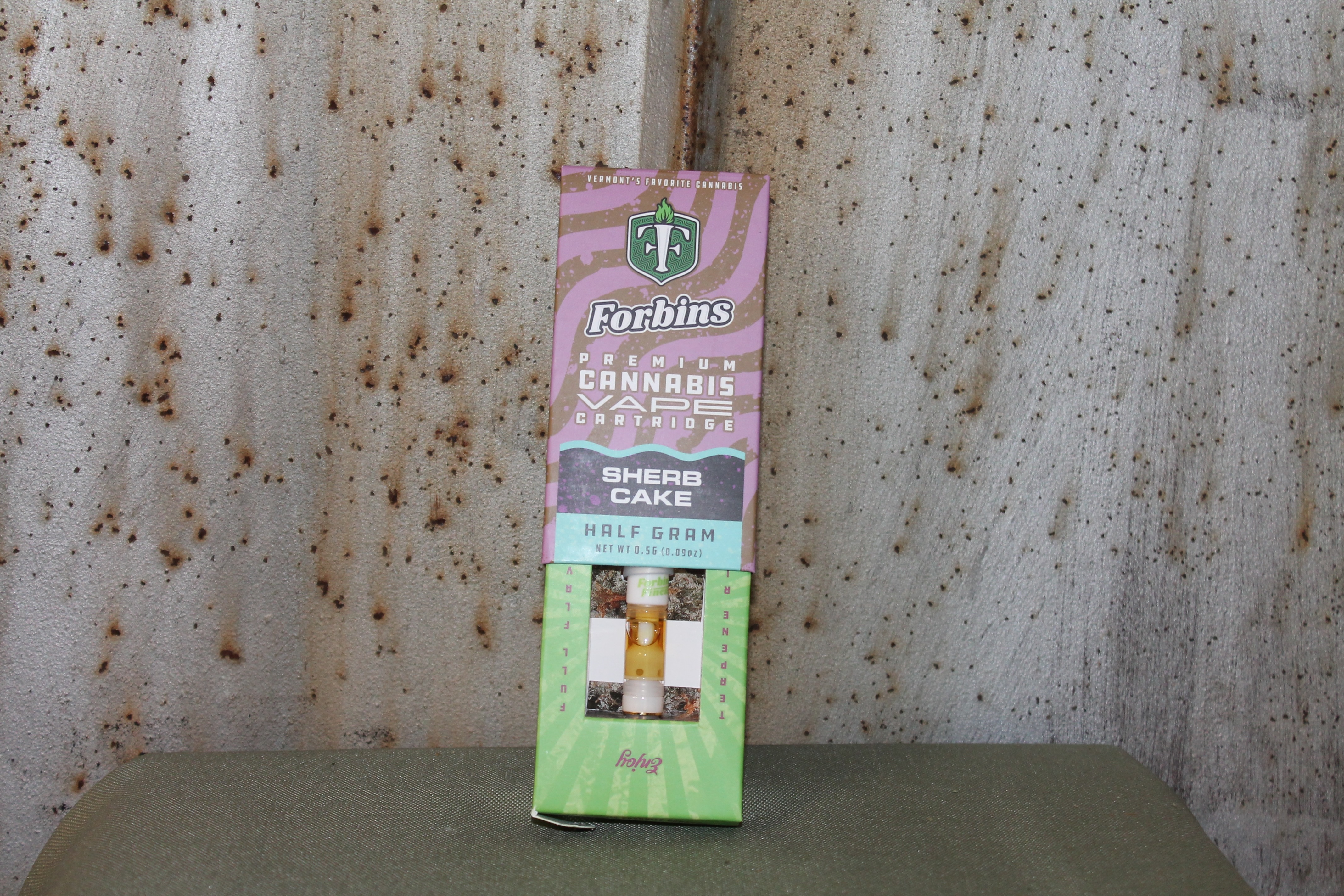 Photograph of product: Forbins Finest I Sherb Cake Vape Cart