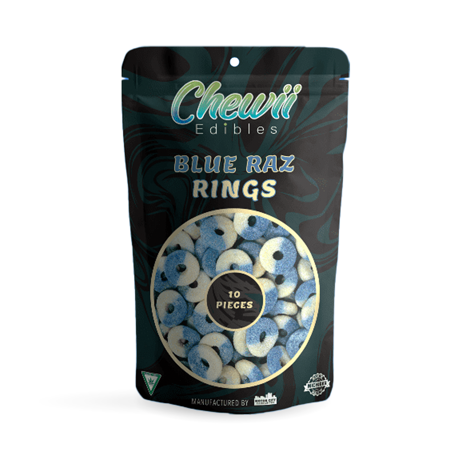 Photograph of product: Blue Raz Rings | 200mg