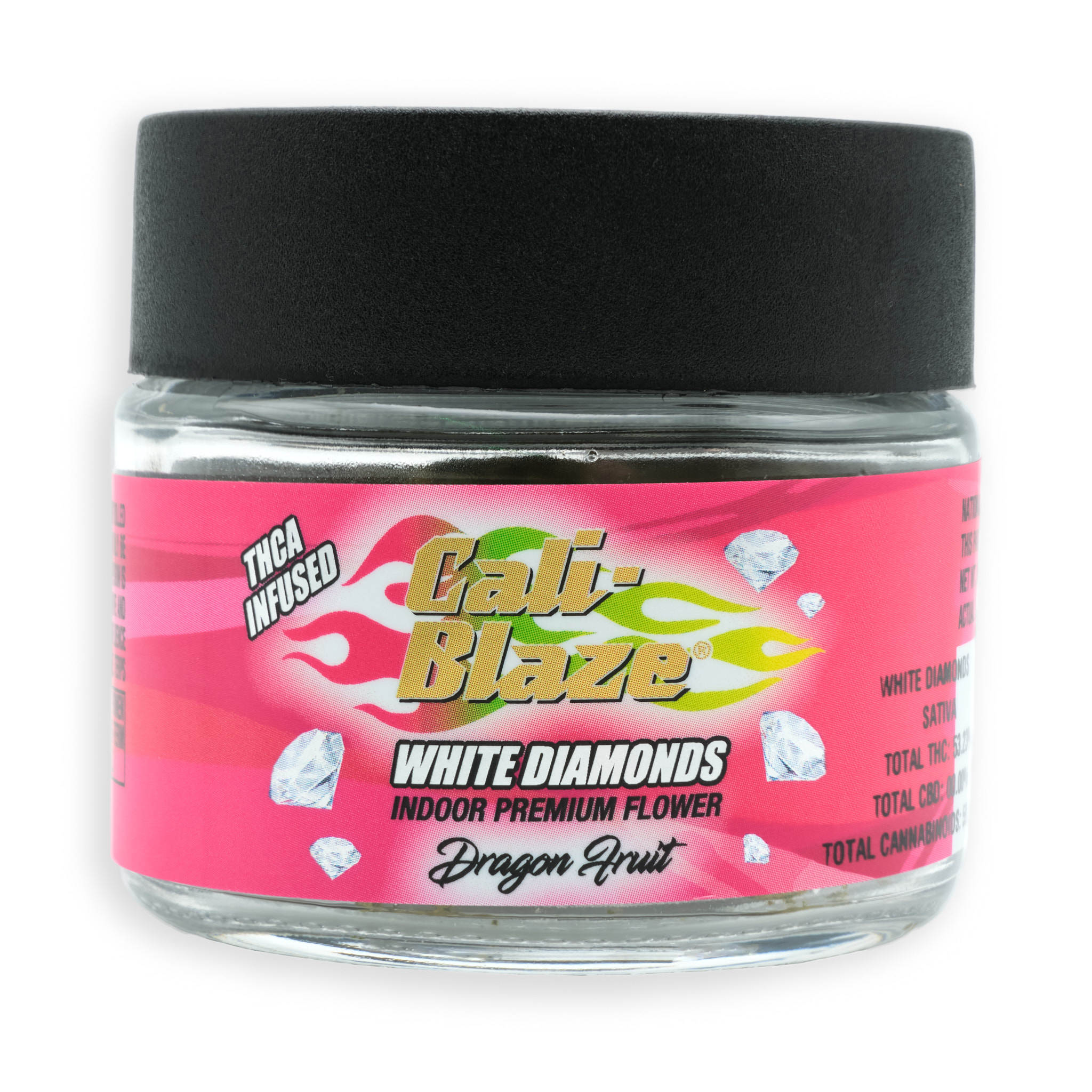 Photograph of product: Dragon Fruit | 3.5G White Diamond Rocks Infused Flower