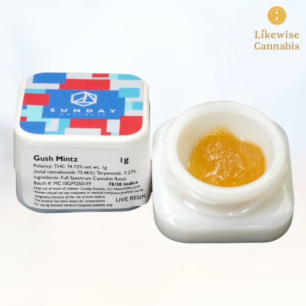 Photograph of Product: GUSH MINTZ LIVE RESIN