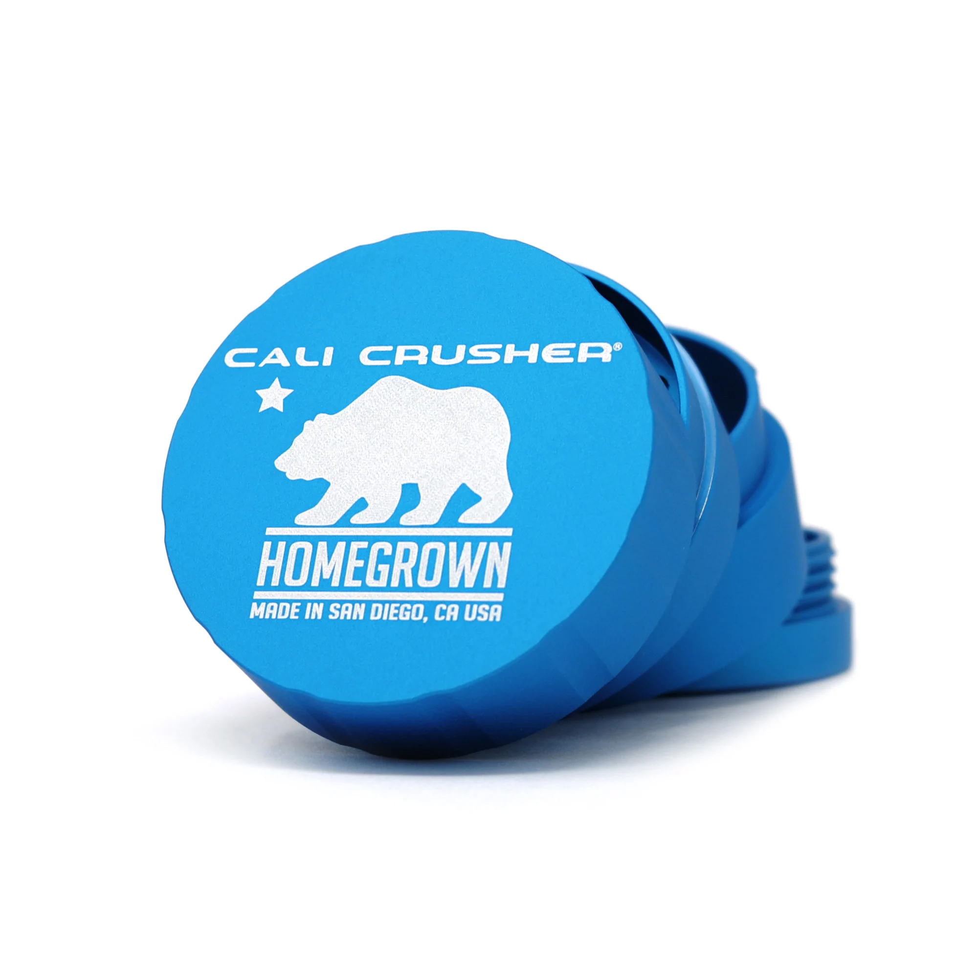Photograph of product: Cali Crusher | Homegrown Quick Lock Grinder - Blue