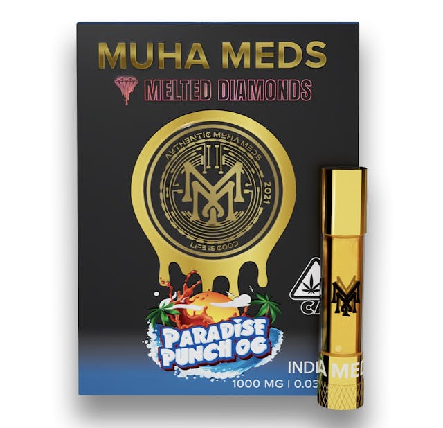 Photograph of product: Paradise Punch OG Melted Diamond Cart 1g - g