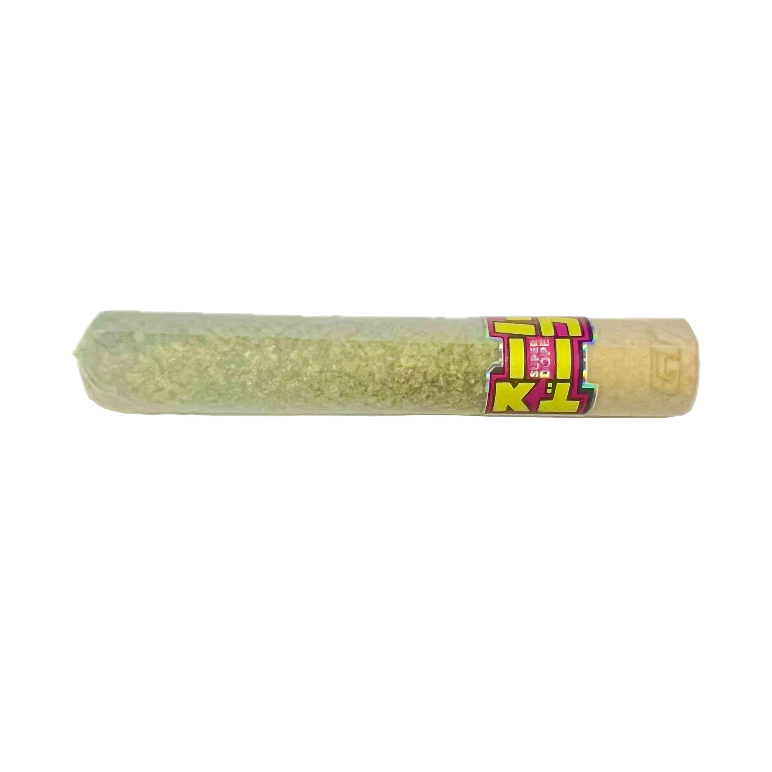 Photograph of product: Bubble Gum Popperz 1g Hand Rolled Pre-Roll by Super Dope x Fear of Boof