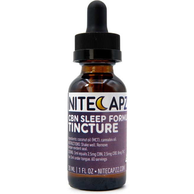 Photograph of product: CBN Sleep Formula 760mg 30ml Tincture - Nite Capzz