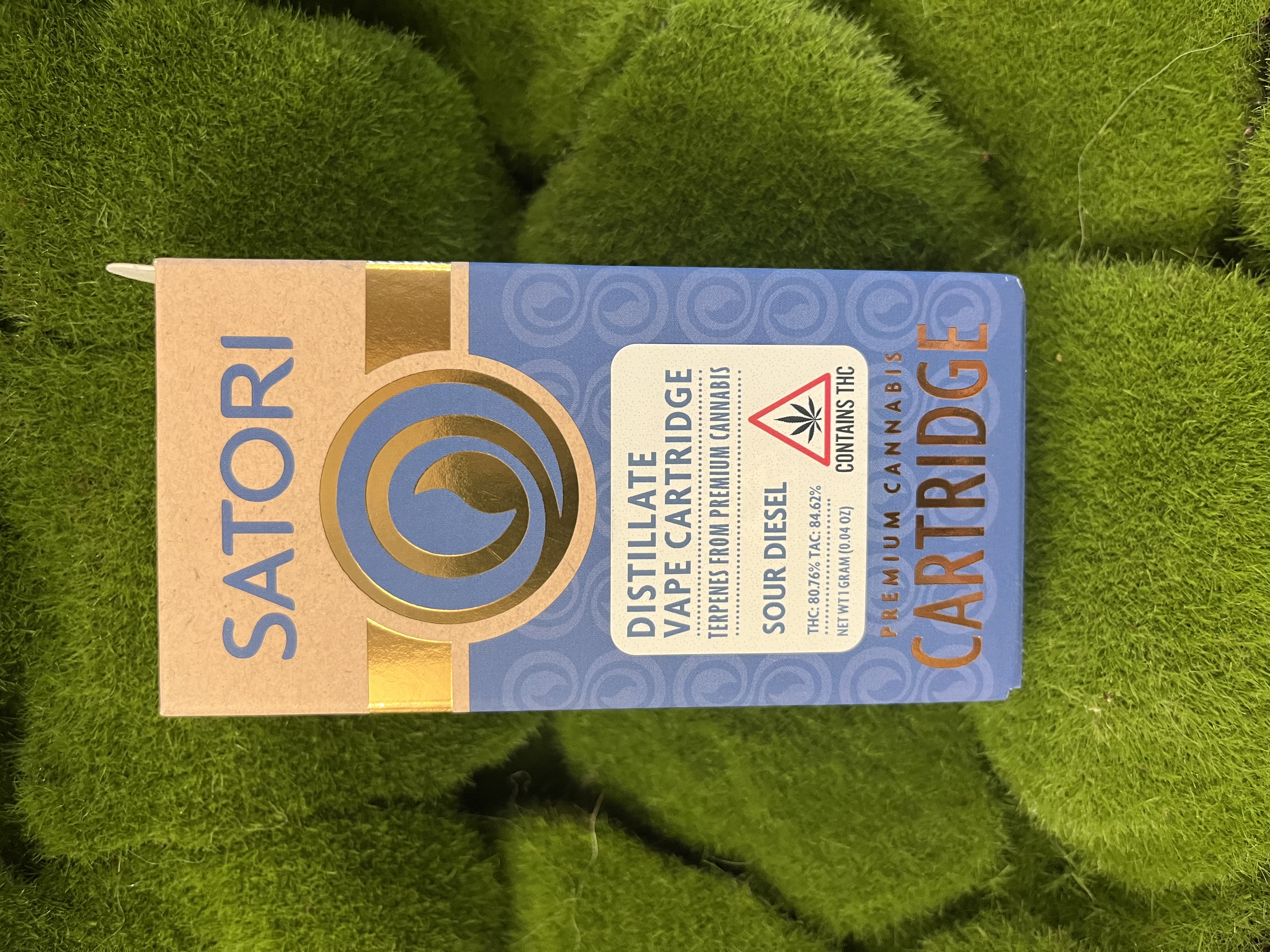 Photograph of product: Distillate Vape Cart | Sour Diesel | Satori