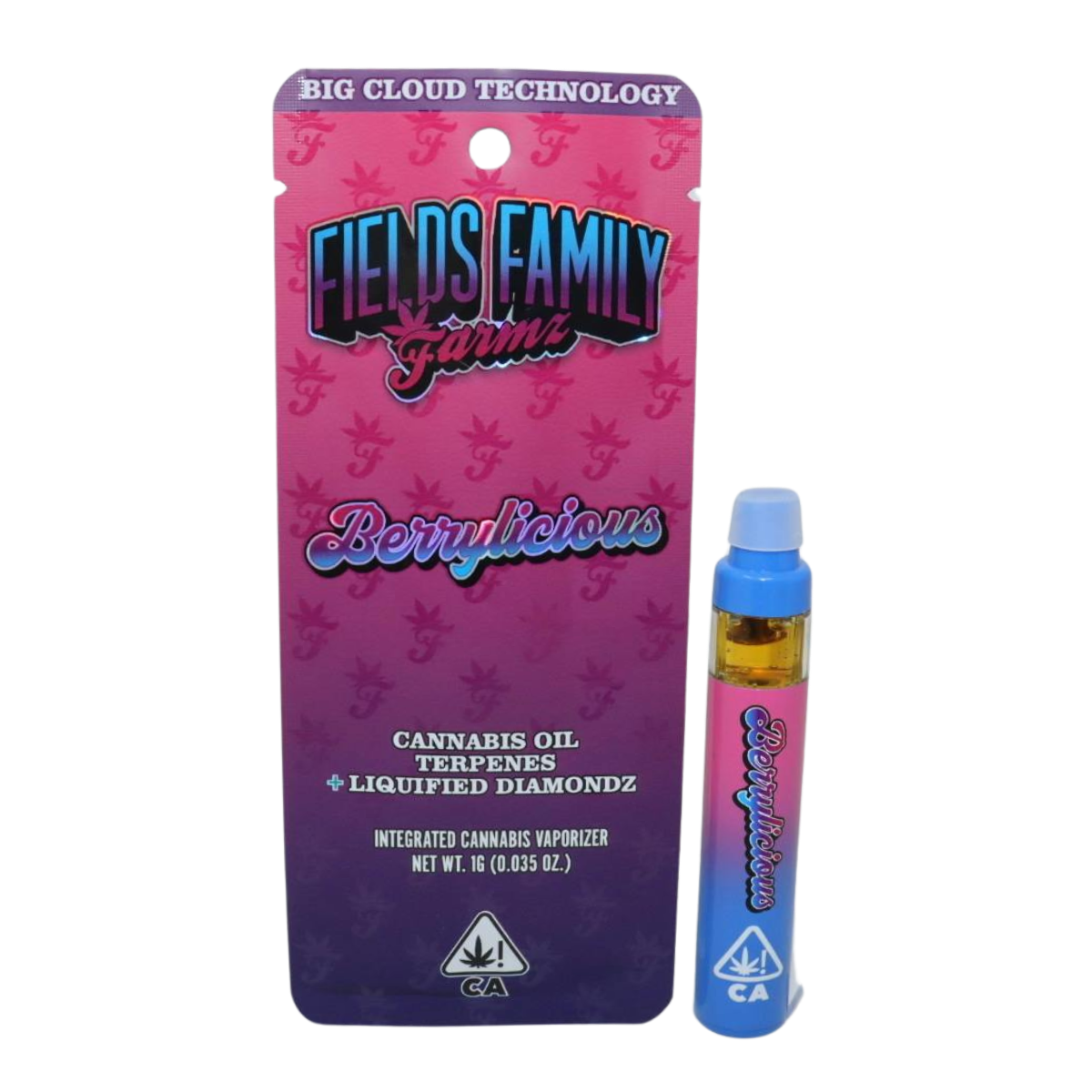 Photograph of product: BERRYLICIOUS READY TO USE CART - 1 G