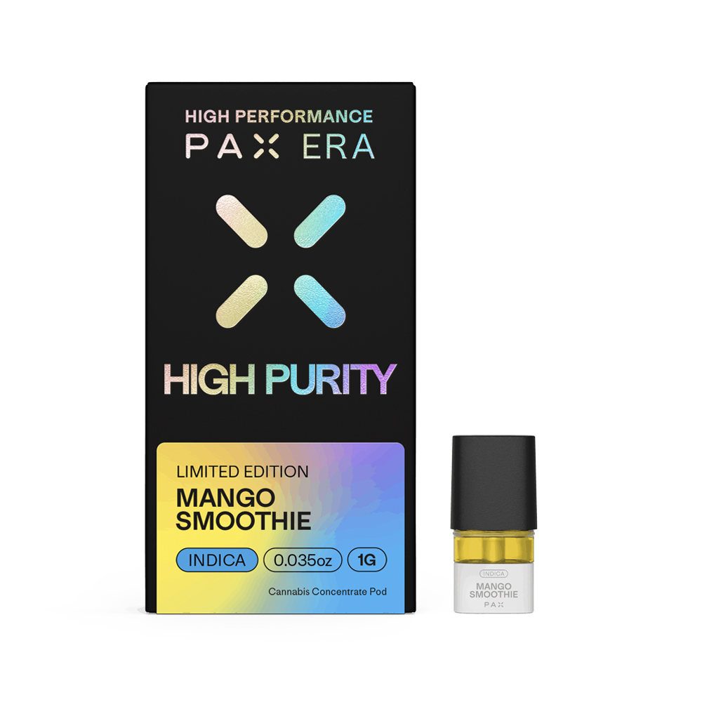 Photograph of product: MANGO SMOOTHIE HIGH PURITY TH-oui PAX POD [1 G]