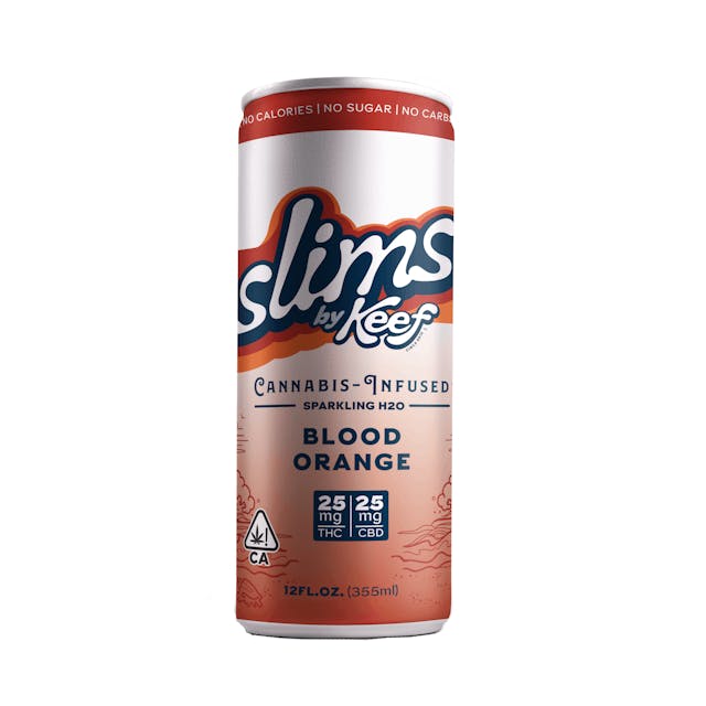 Photograph of product: Slims | 1:1 Blood Orange TH-oui25mg: CBD25mg -12oz - 
