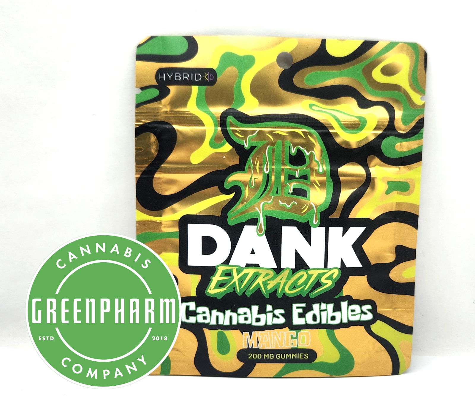 Photograph of product: Edible | Dank Extracts | Mango Gummies | 200mg