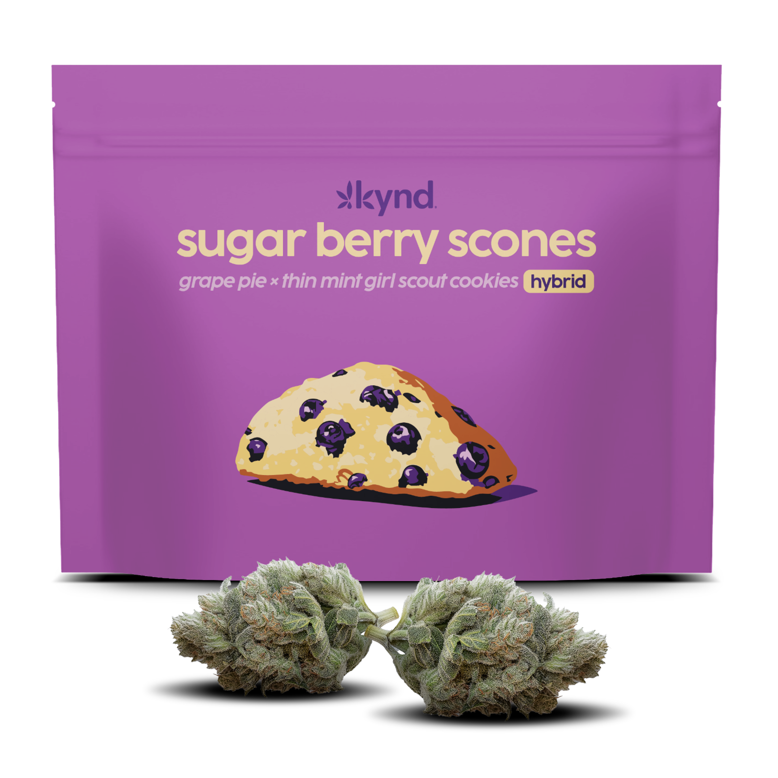 Photograph of product: Kynd Sugar Berry Scones (H) Flower 3.5g