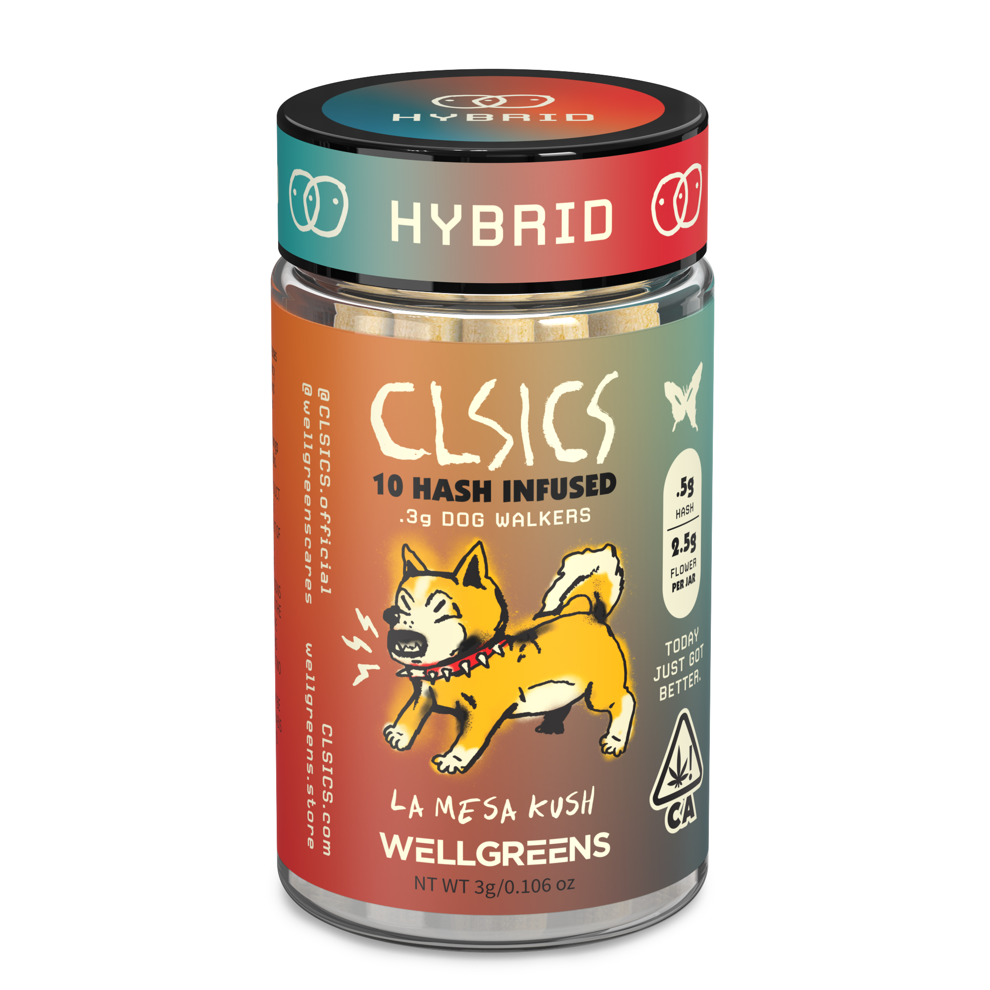 Photograph of product: CLSICS - Pink Lemon Up (Hybrid) au chocolat Infused 10pk Preroll 3g