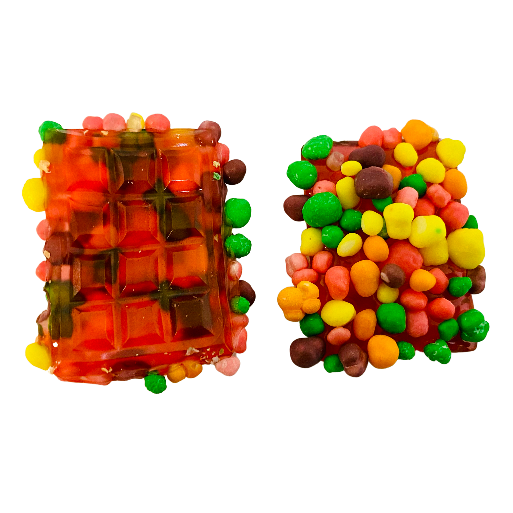 Photograph of product: Berry Blast Rainbow Geek Bomb Gummy (Chomp'd)