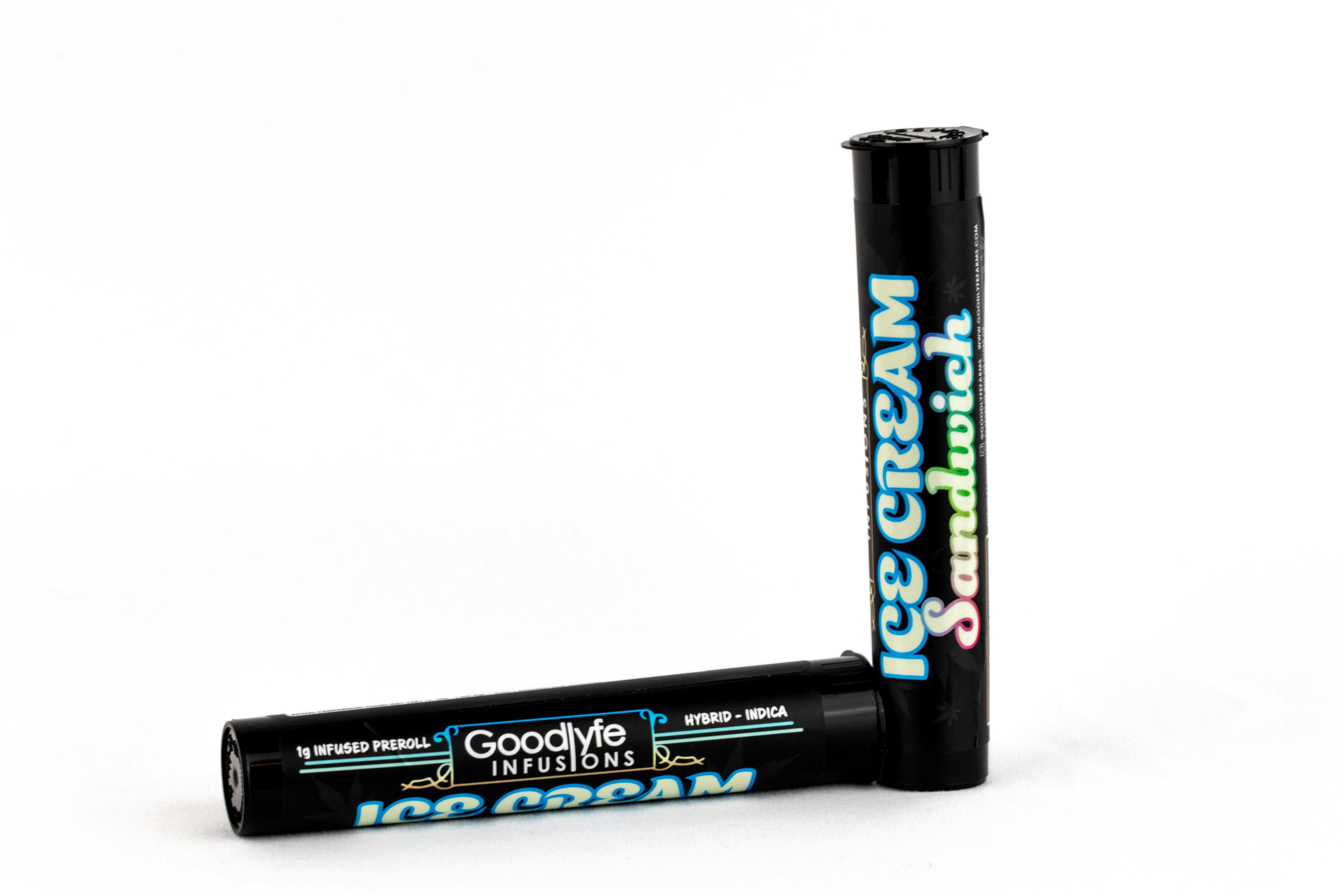 Photograph of product: GoodLyfe Infusions - Ice Cream Sandwich - Infused Pre-Roll