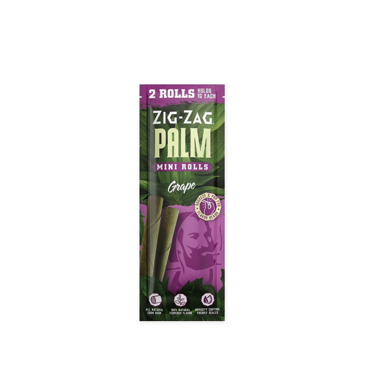 Photograph of product: Zig-Zag | Grape | Mini Rolls