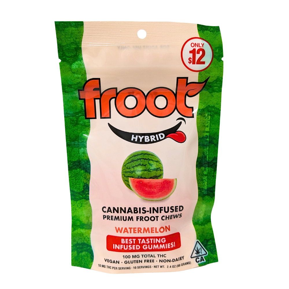 Photograph of product: Froot Gummies 100mg 10pk - Watermelon (H)