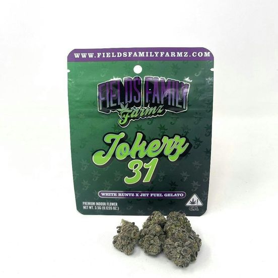 Photograph of product: Fields Family Farms - Jokerz 31 3.5g Flower - 
