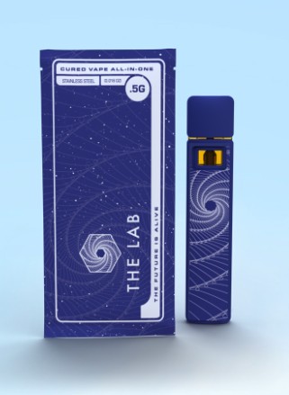 Photograph of product: Frosted White AIO Vape | .5g