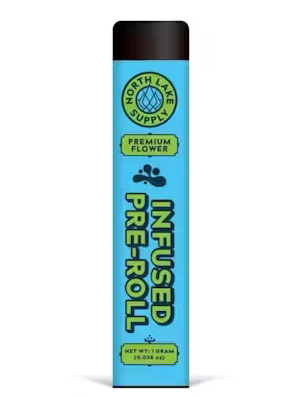 Photograph of product: North Lake Supply - Solar Punch .7g Live Rosin-Infused Pre-Roll