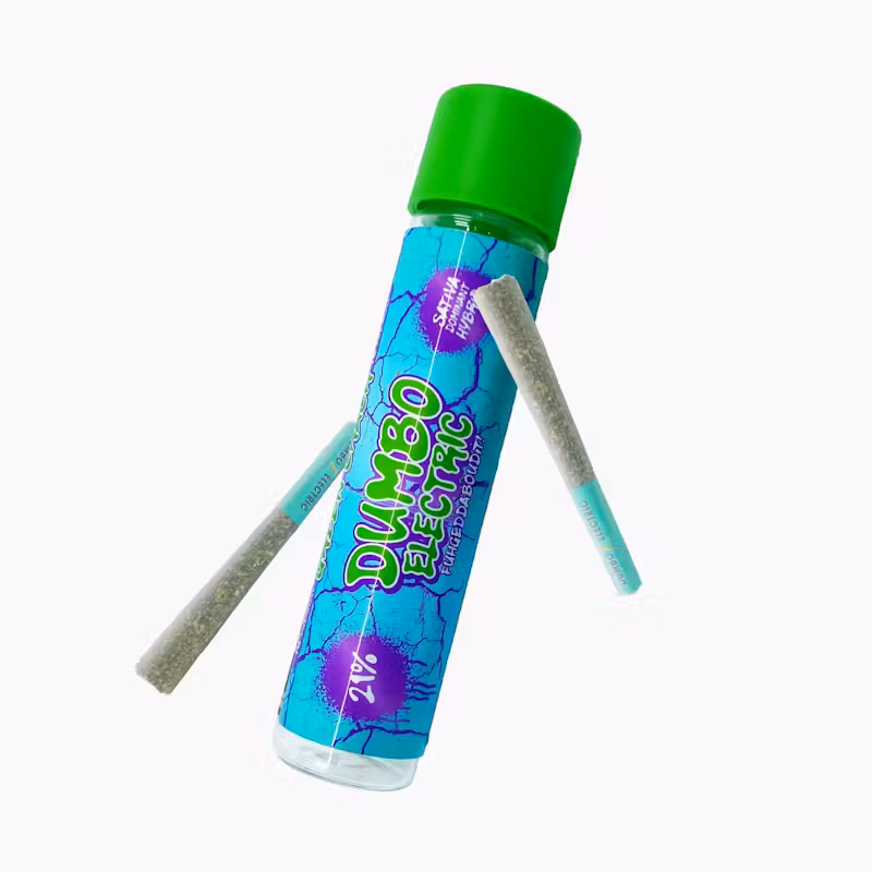 Photograph of product: Dumbo Electric Pre-Roll | 1g | Green Crack