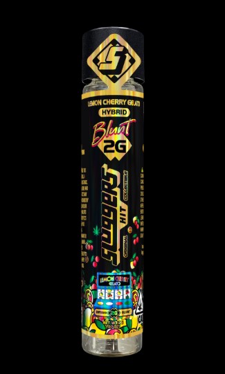 Photograph of product: Lemon Cherry Gelato | Rosin & Diamond Infused Hemp Blunt