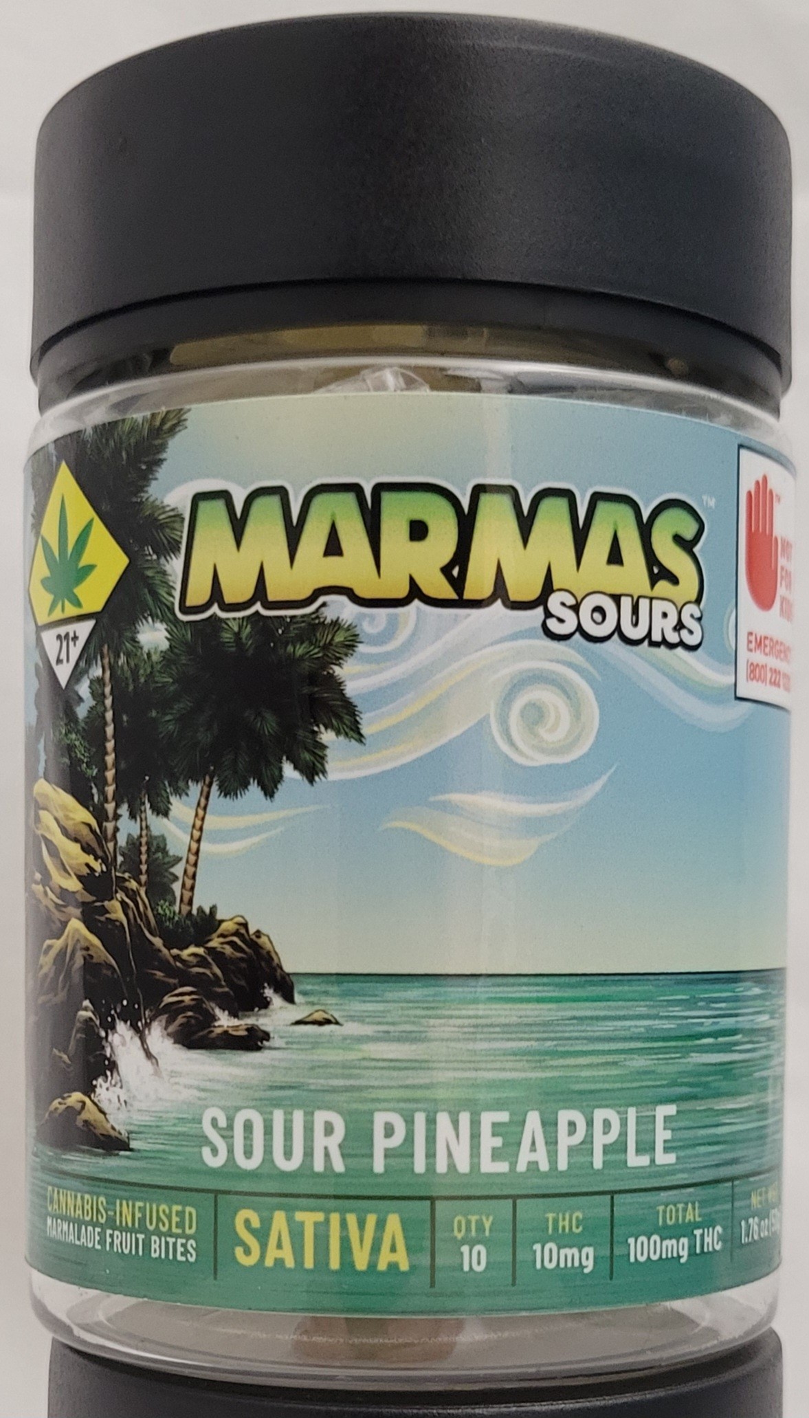 Photograph of product: Sour Pineapple | 10 Pack *General Use Compliant*