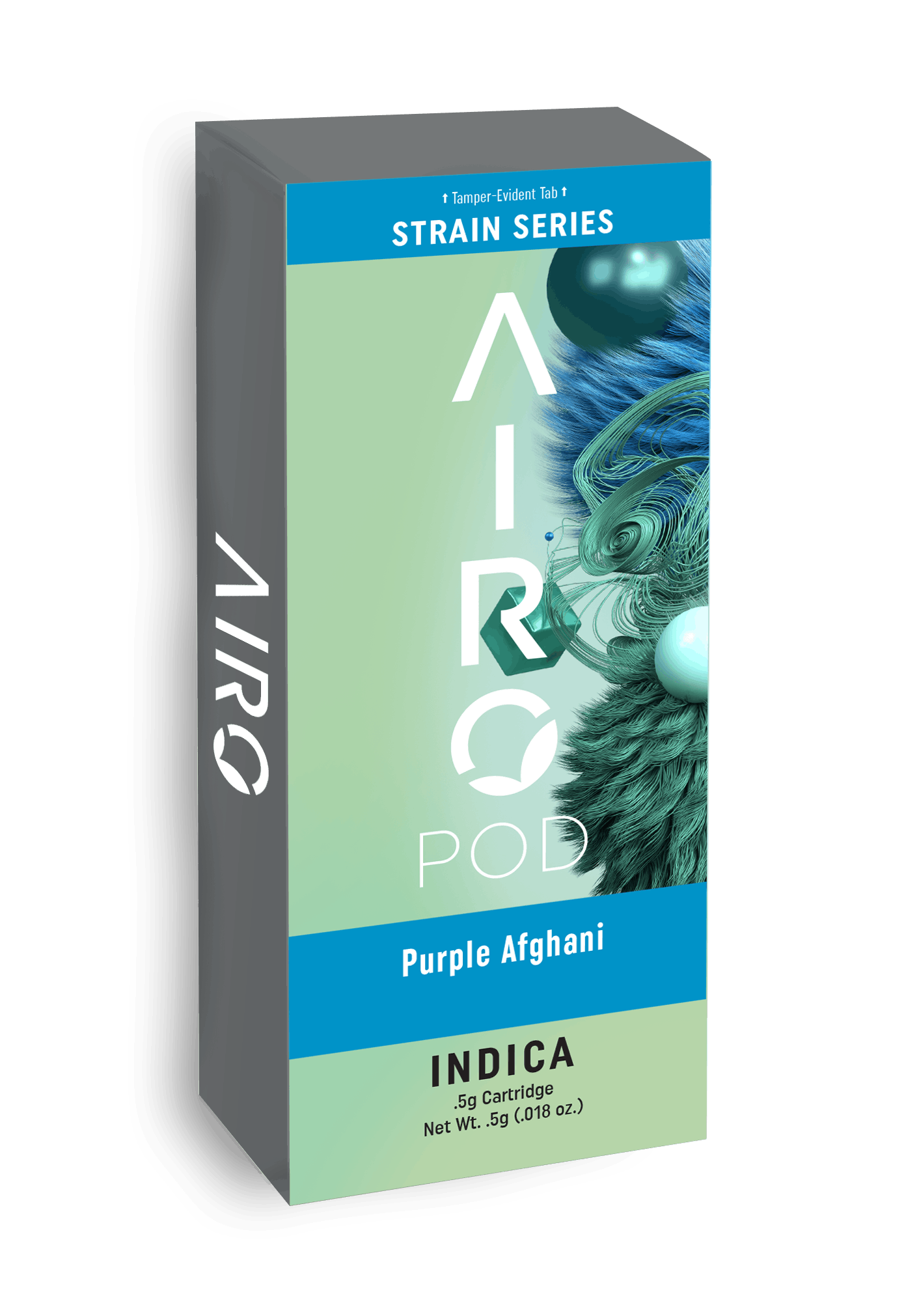 Photograph of product: Purple Afghani 1000mg Airo Pro Cartridge