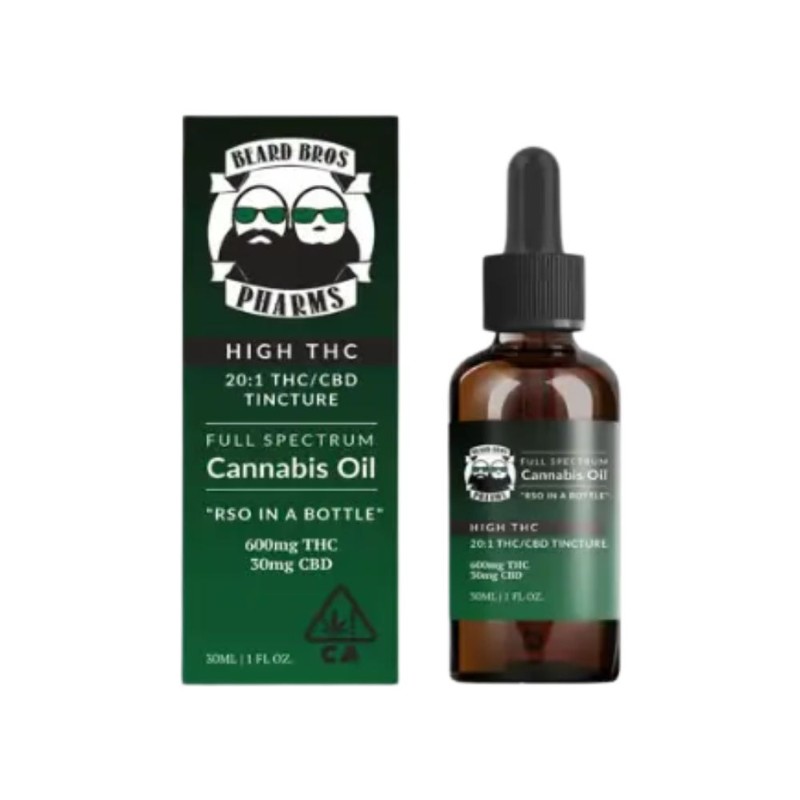 Photograph of product: 20:1 TH-oui:CBD TINCTURE 30ML - BEARD BROTHERS