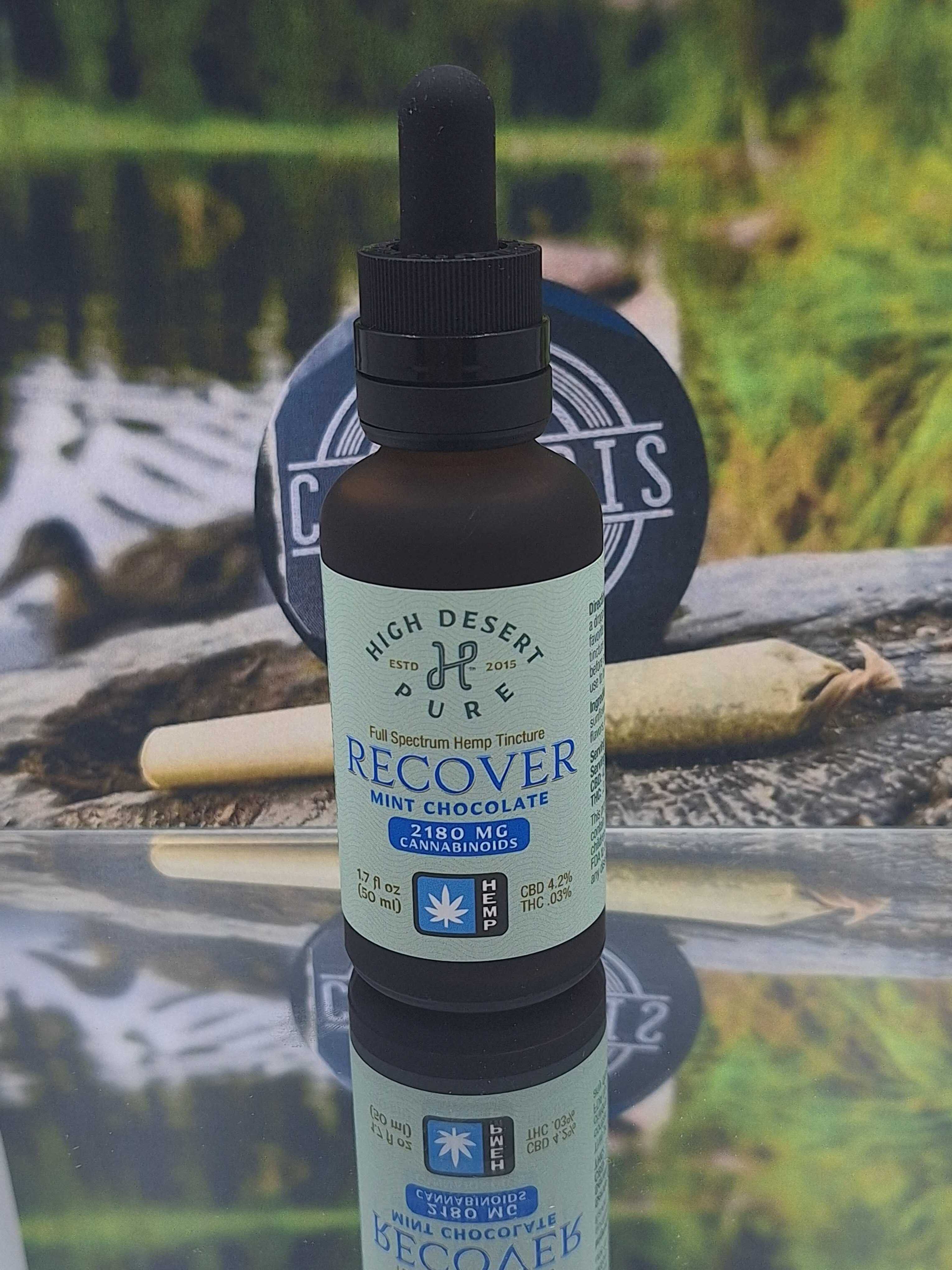 Photograph of product: Flavored Tincture | Recover Mint Chocolate CBD | 2180mg