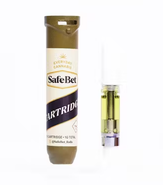 Photograph of product: Green Crack (S) - SafeBet - 1g Vape Cart