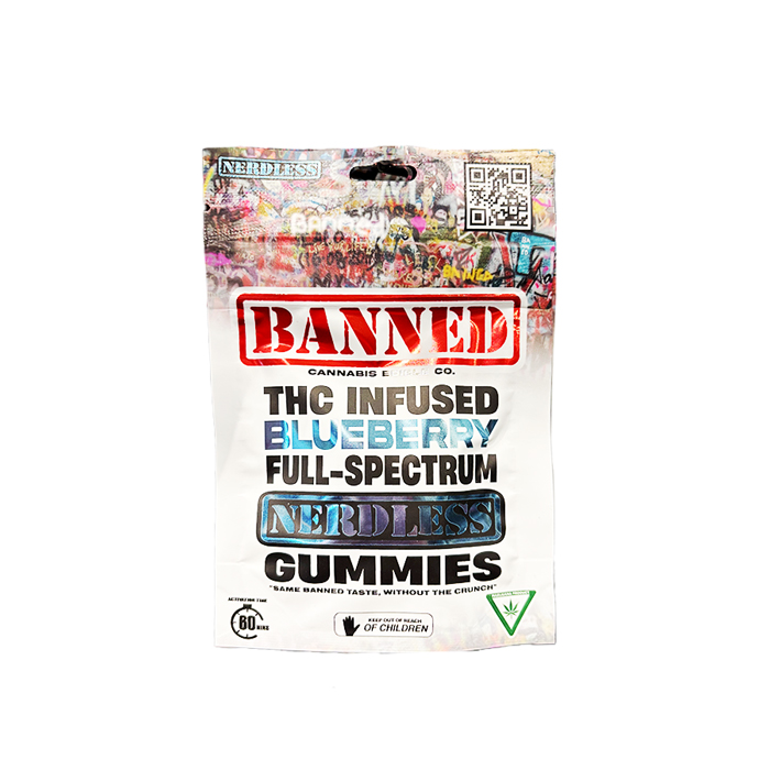 Photograph of product: Blueberry Nerdless, 200mg