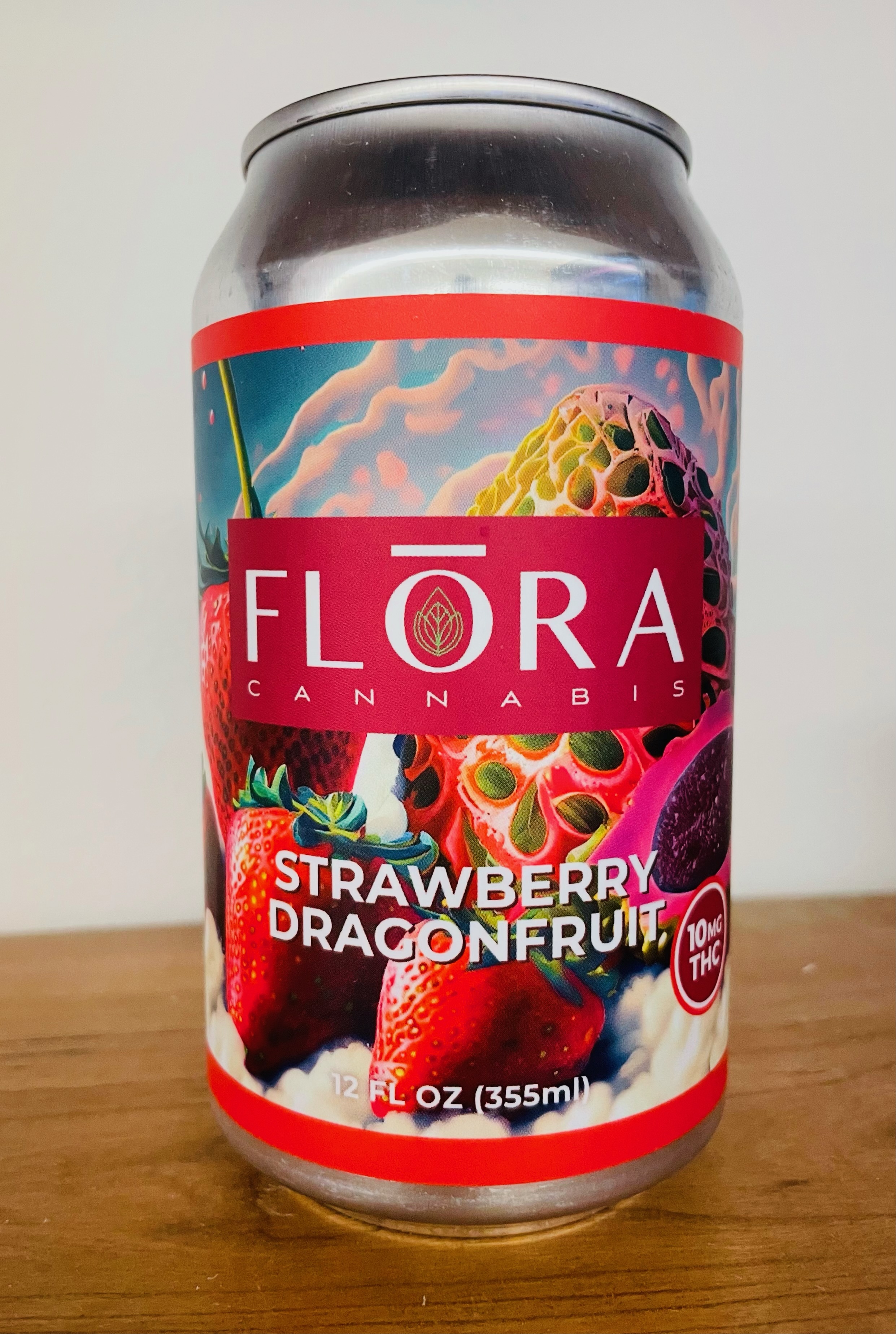 Photograph of product: Flora |  Strawberry Dragonfruit | Drink | 10 mg
