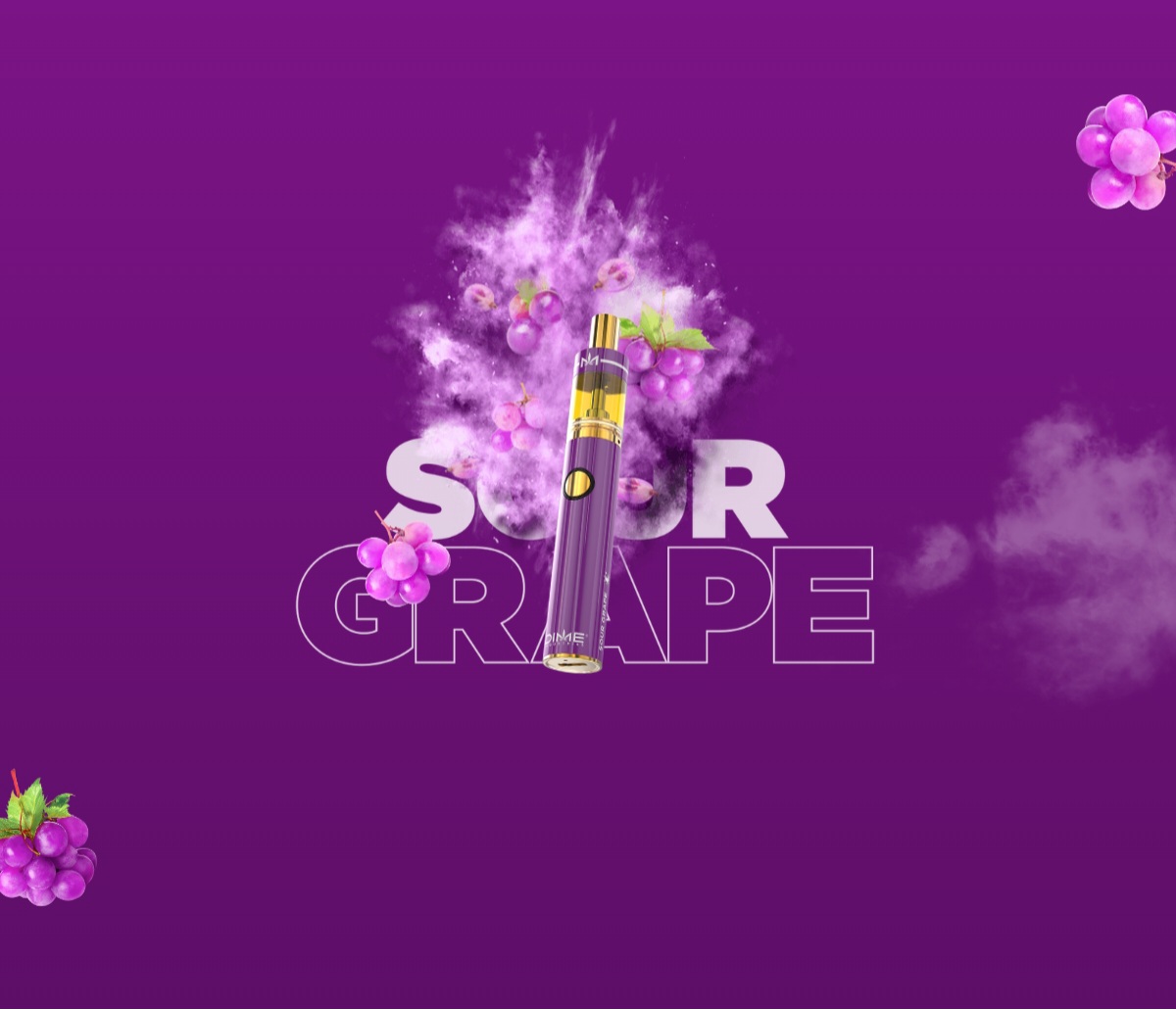 Photograph of product: Dime | 2g AIO | Sour Grape
