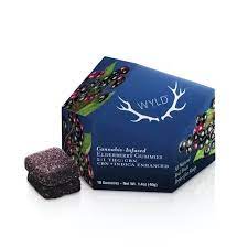 Photograph of product: Wyld - Elderberry 2:1 CBN Gummies