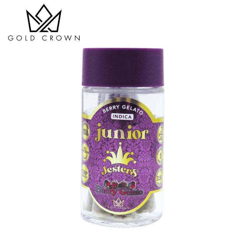 Photograph of product: Jesters - Berry Gelato 5-Pack 0.7g Infused Pre-Rolls | 3/$50