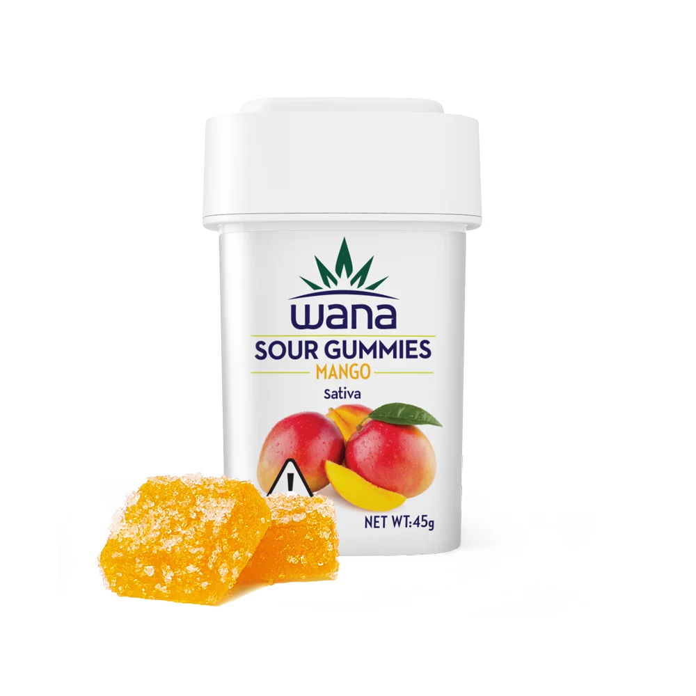 Photograph of product: Wana Mango Gummies 10pk 100mg