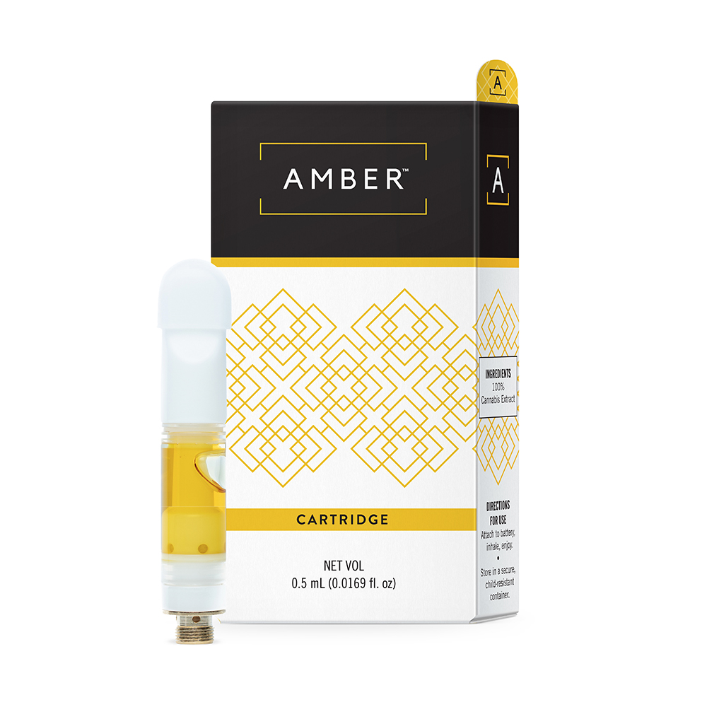 Photograph of product: Amber Electric Feel Cured Rosin Cart