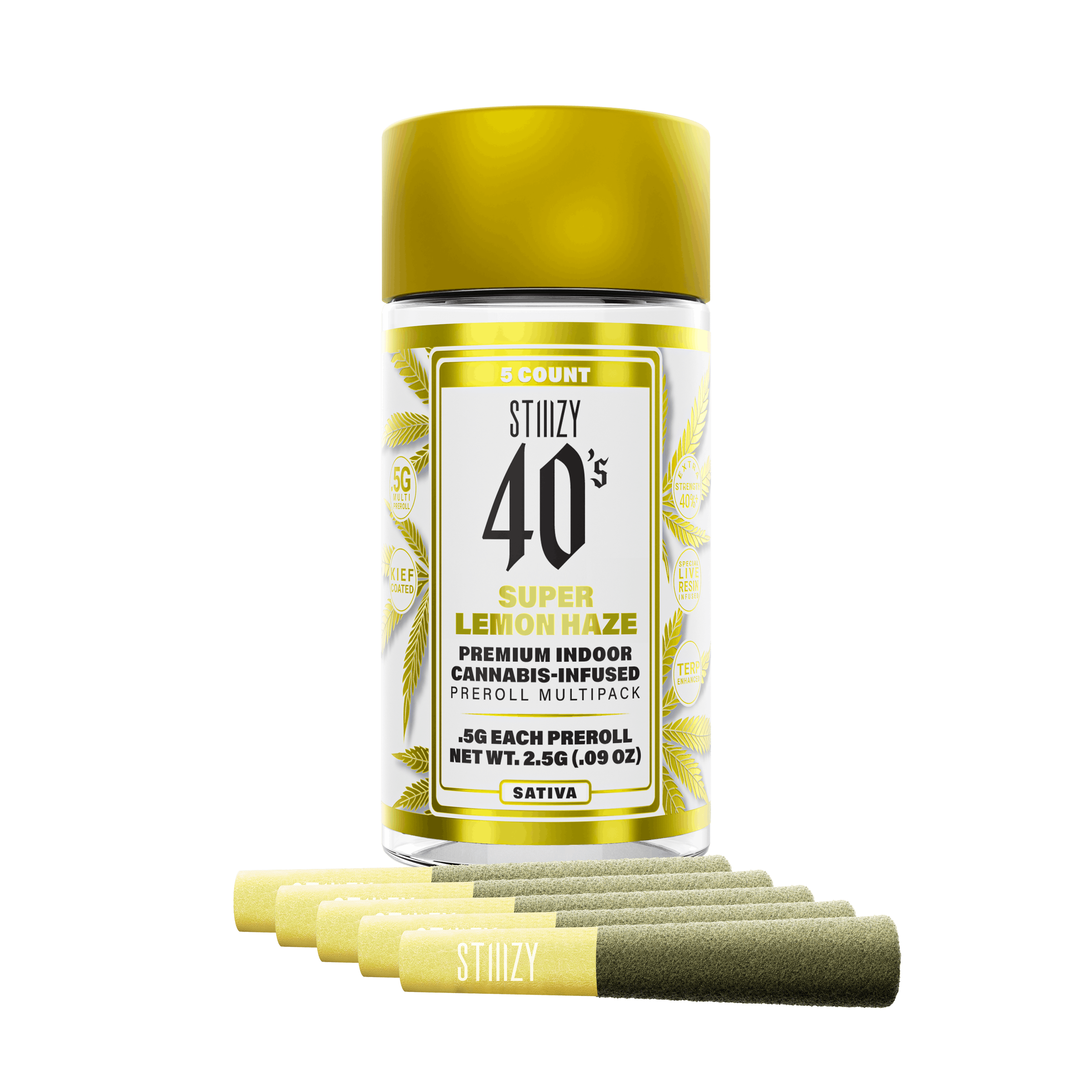 Photograph of product: SUPER LEMON HAZE - 2.5G (5-PACK)