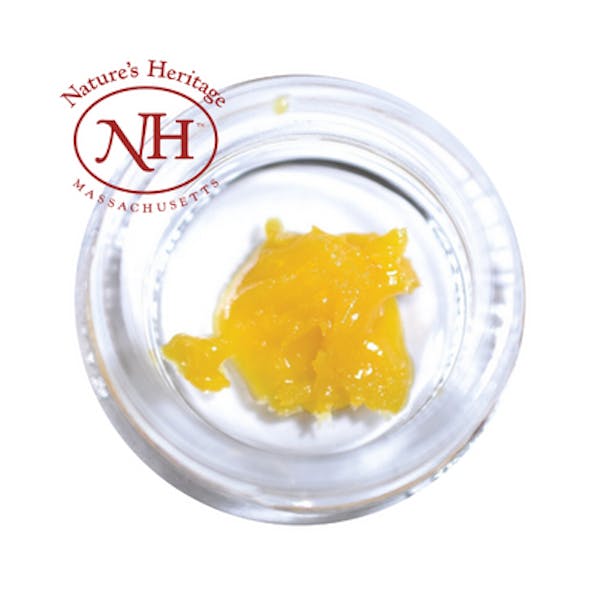 Photograph of product: Nature's Heritage - Live Badder 3.5g - Peach Pistol
