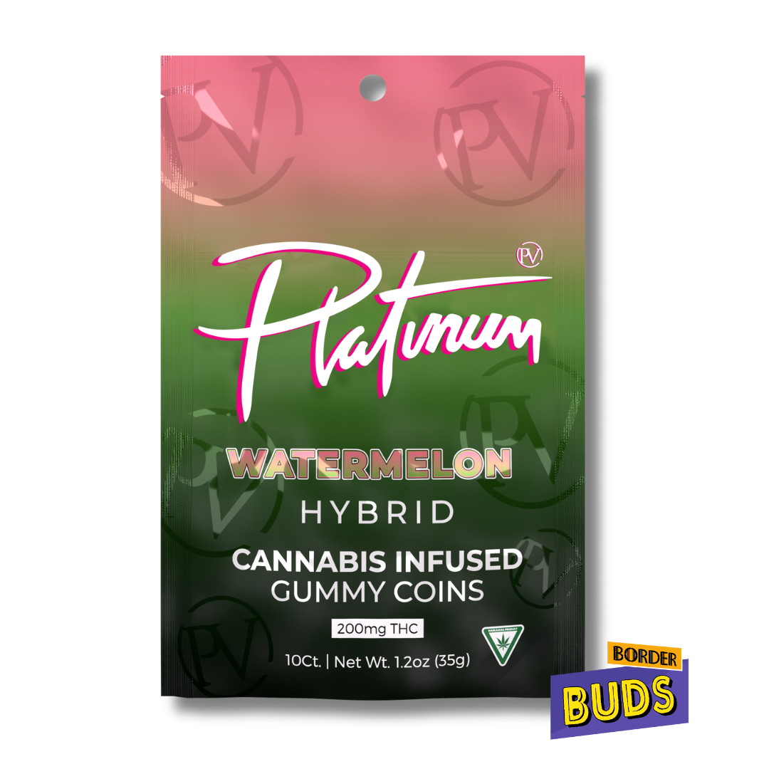 Photograph of product: Watermelon | Platinum Vape | 200mg | Gummies
