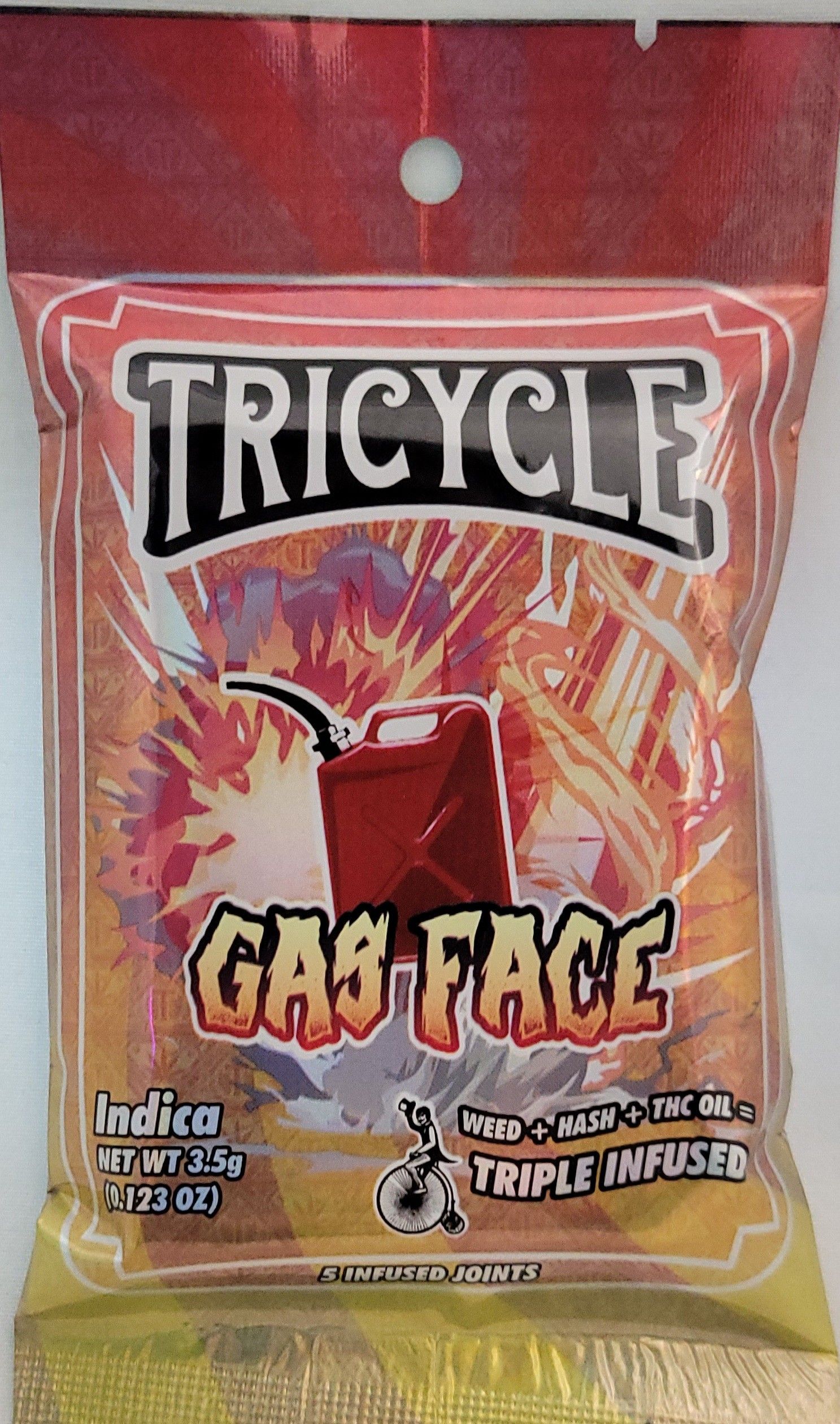 Photograph of product: Gas Face | 5 Pack